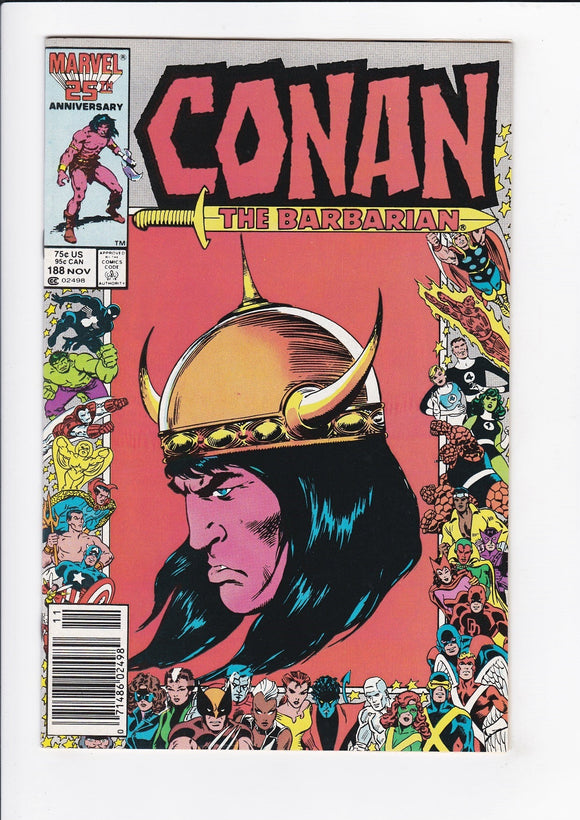 Conan the Barbarian Vol. 1  # 188  Newsstand