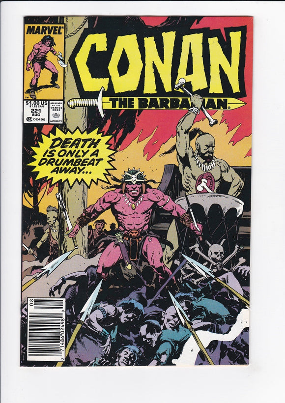 Conan the Barbarian Vol. 1  # 221  Newsstand