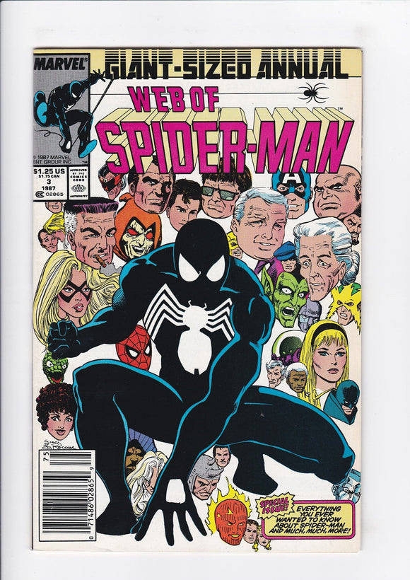 Web of Spider-Man Vol. 1   Annual  # 3  Newsstand