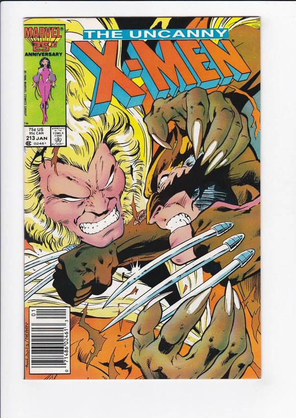 Uncanny X-Men Vol. 1  # 213  Newsstand