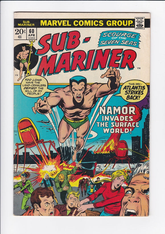 Sub-Mariner Vol. 1  # 60