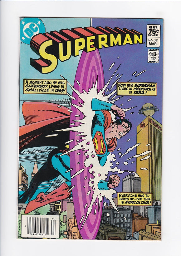 Superman Vol. 1  # 381  Canadian