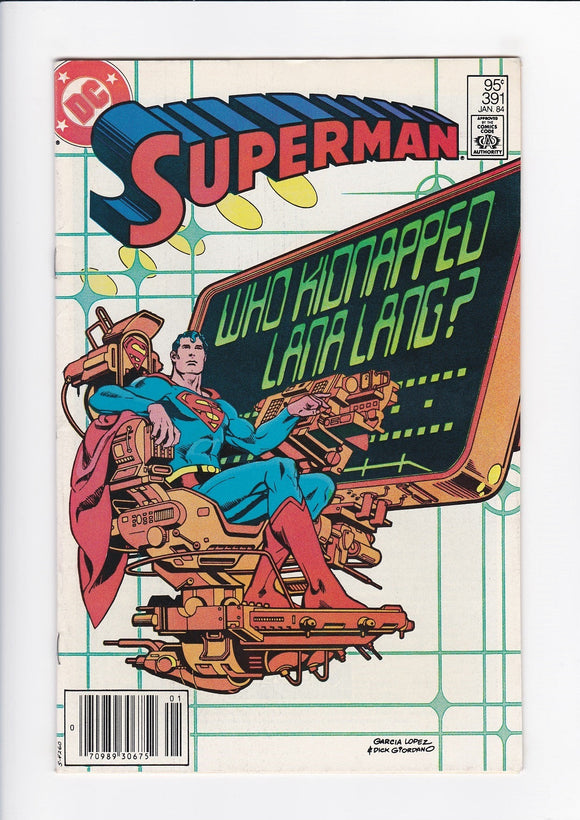 Superman Vol. 1  # 391  Canadian