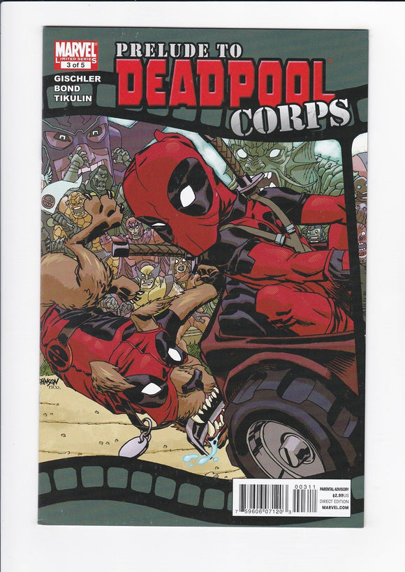 Prelude to Deadpool Corps  # 3  (1st Dogpool)