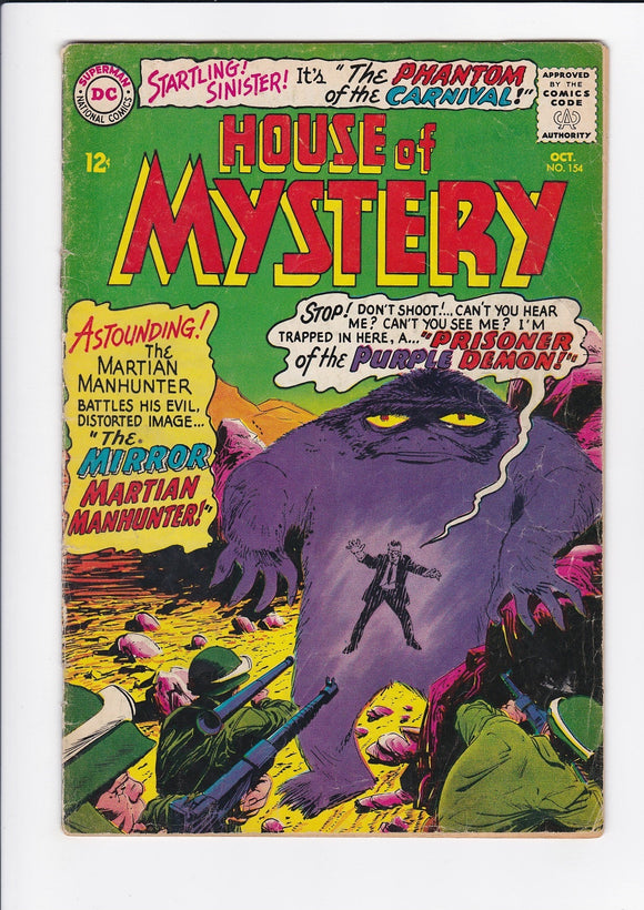 House of Mystery Vol. 1  # 154