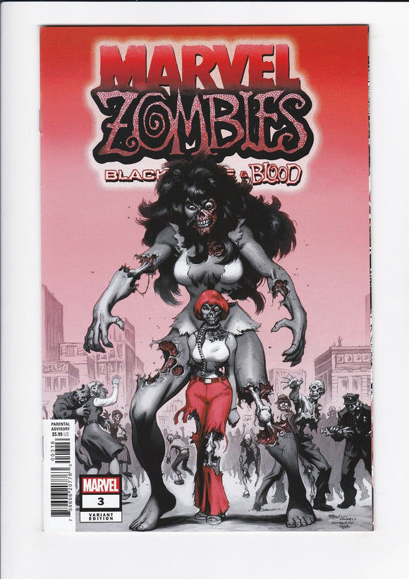 Marvel Zombies: Black, White & Blood  # 3  McGuinness  1:50  Incentive Variant