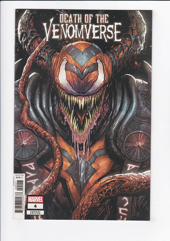 Death of Venomverse  # 4  Kirkham  1:50 Incentive Variant