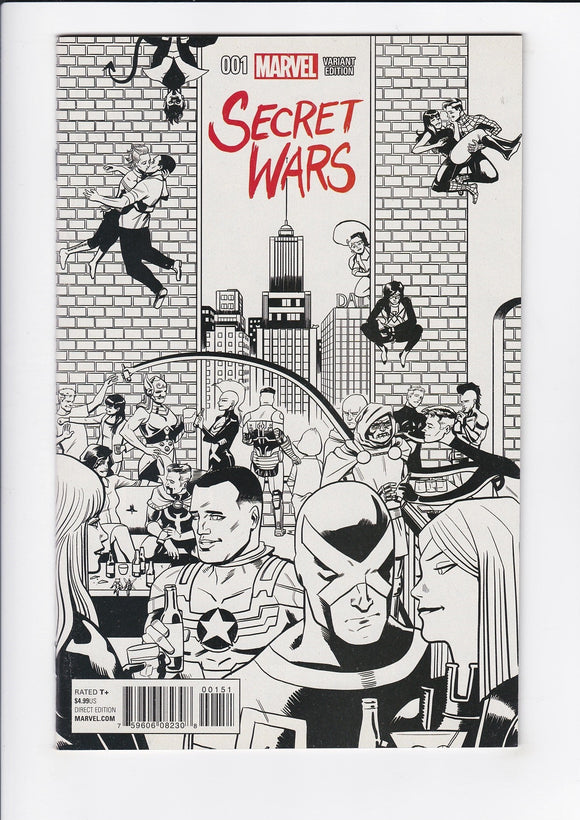 Secret Wars  # 1  One Per Store Sketch Variant