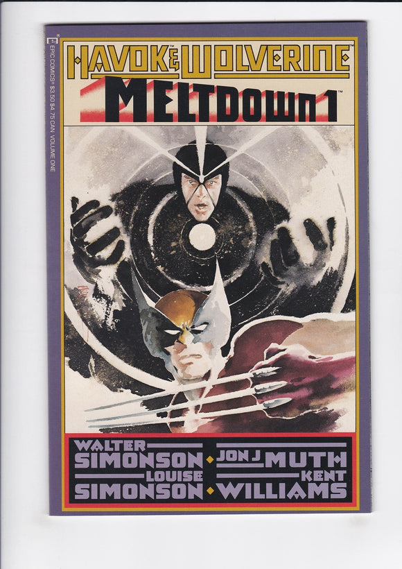 Havok & Wolverine: Meltdown  # 1-4  Complete Set