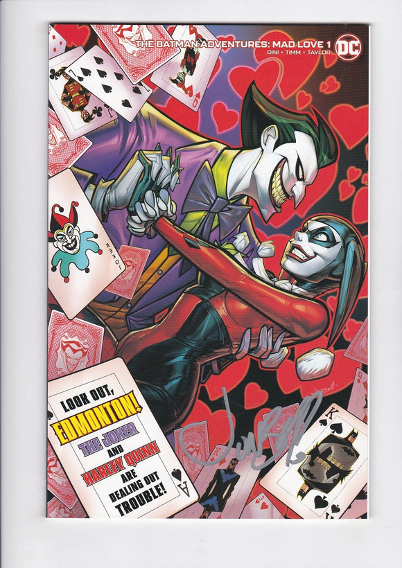 Batman Adventures: Mad Love  Edmonton Expo Exclusive Signed by Jonboy Myers