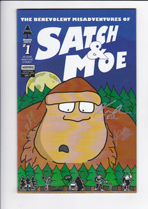 Benevolent Misadventures of Satch & Moe  # 1  Signed by 3