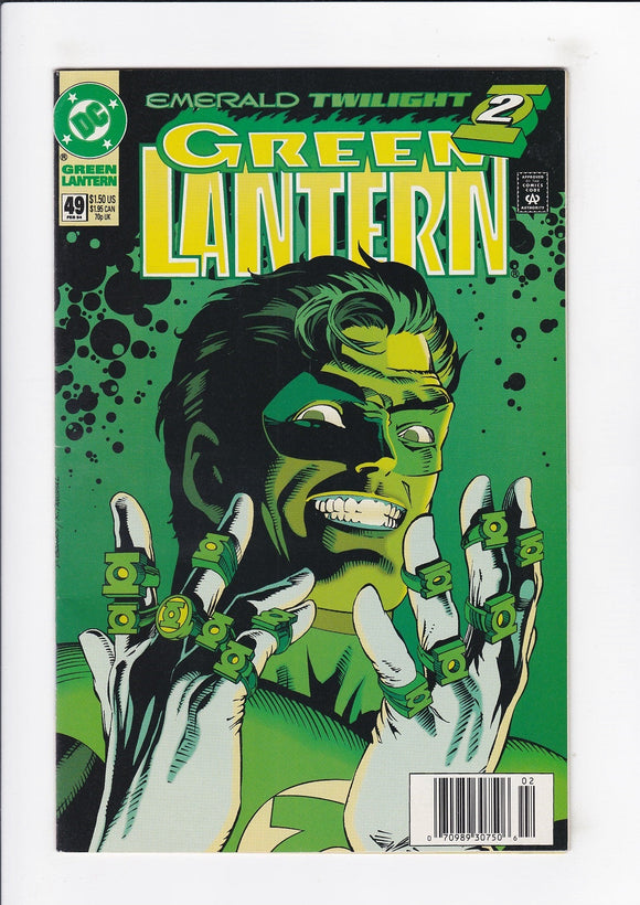 Green Lantern Vol. 3  # 49  Newsstand