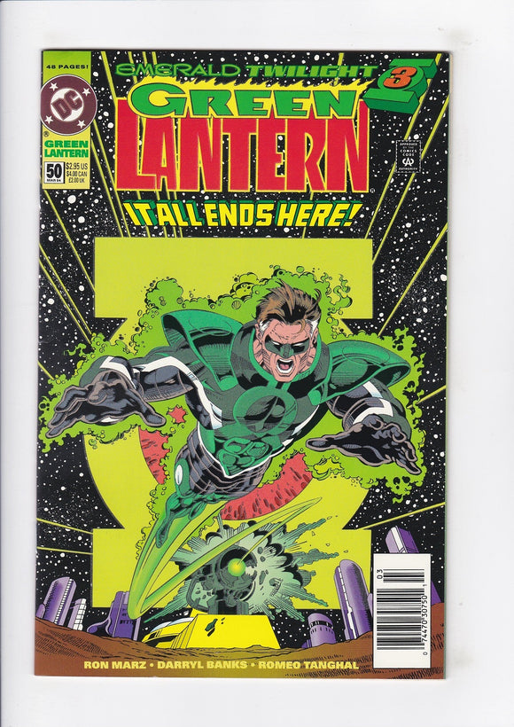 Green Lantern Vol. 3  # 50  Newsstand