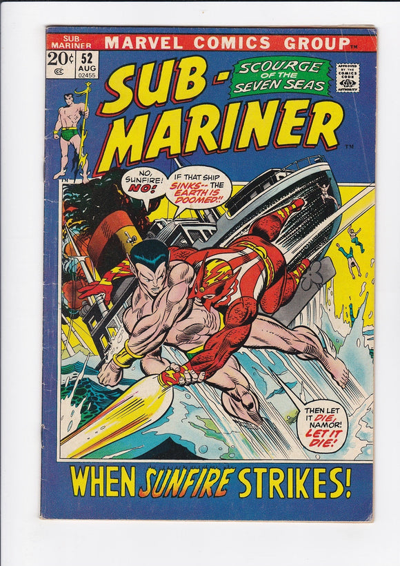 Sub-Mariner Vol. 1  # 52