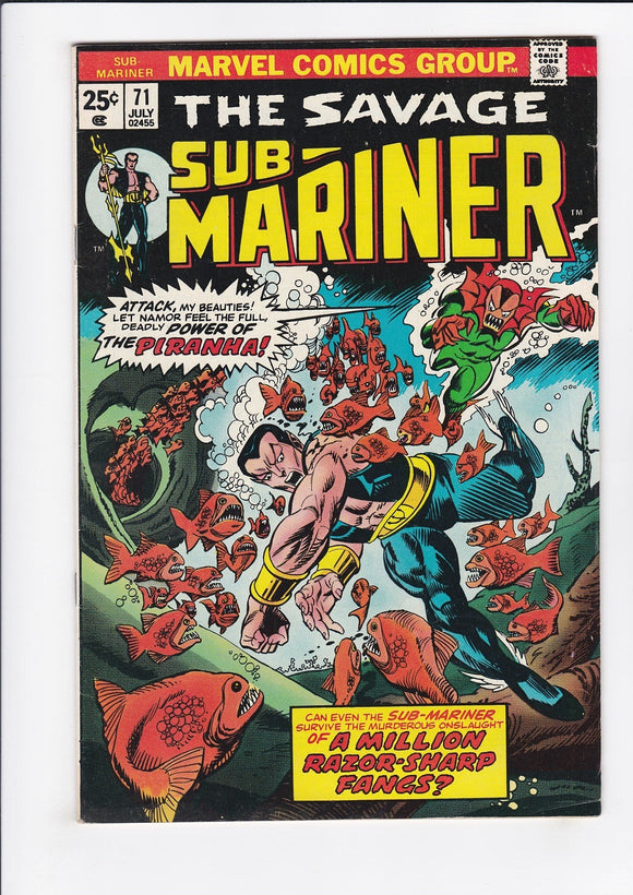 Sub-Mariner Vol. 1  # 71