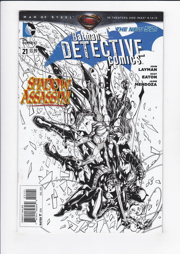 Detective Comics Vol. 3  # 21  1:25 Incentive Sketch Variant