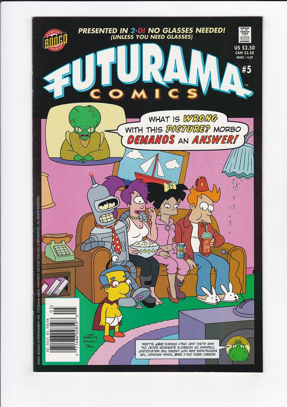 Futurama  # 5  Newsstand