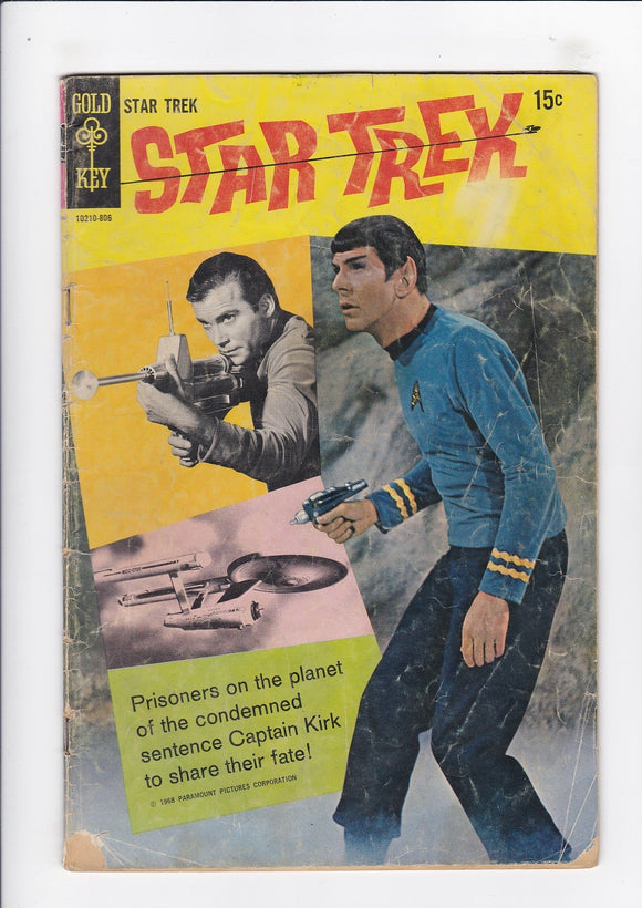 Star Trek Vol. 1  # 2  15 Cent Cover Price Photo Back Cover