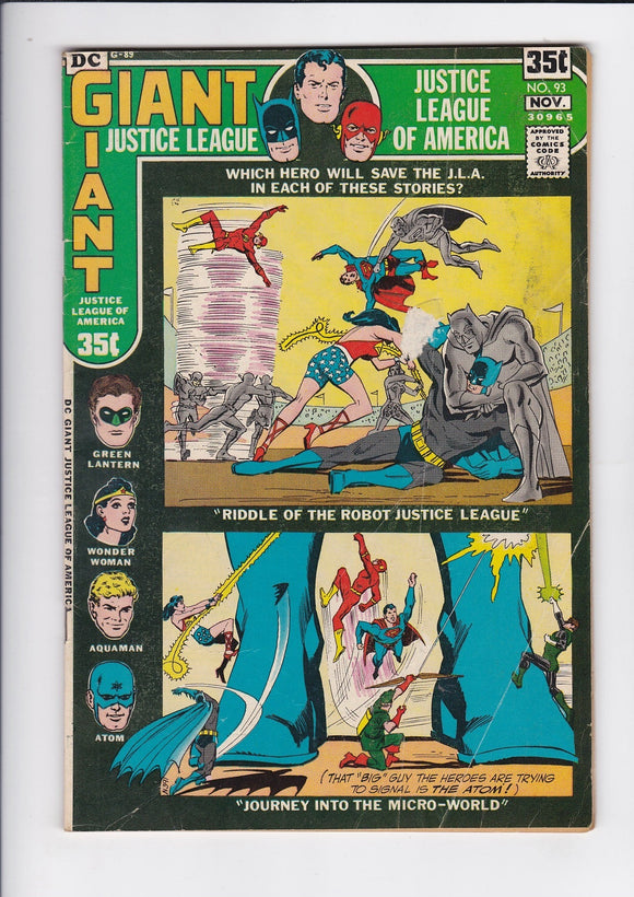 Justice League of America Vol. 1  # 93