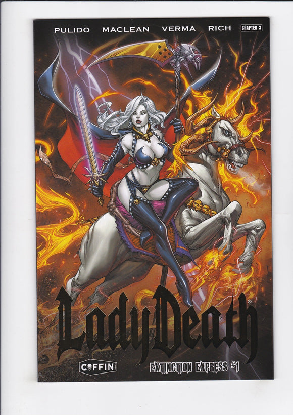 Lady Death: Extinction Express  # 1  Kickstarter Gold Foil Variant