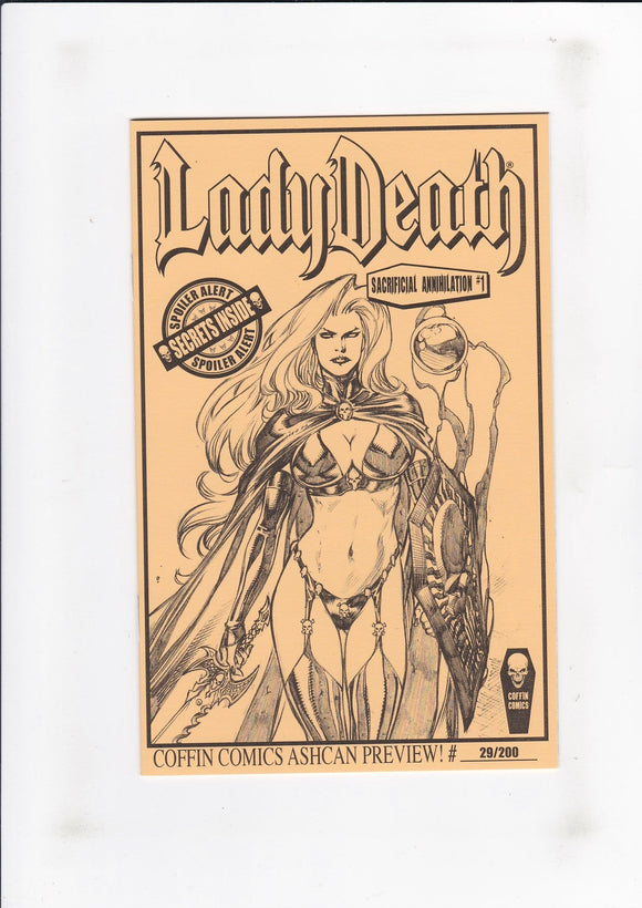 Lady Death: Sacrifical Annihilation  # 1  Ashcan