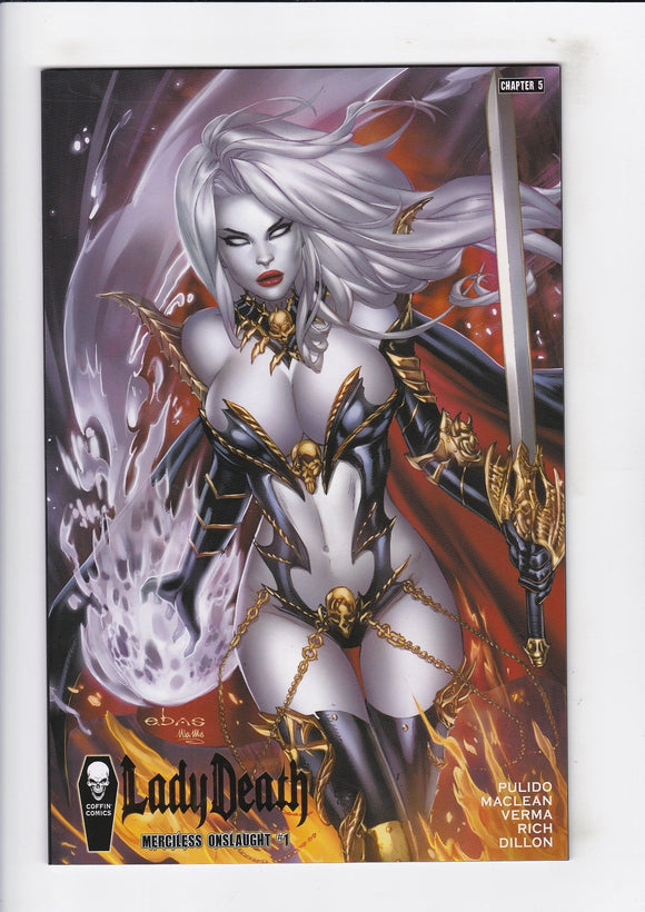 Lady Death: Merciless Onslaught  # 1  Kickstarter Gold Foil Variant