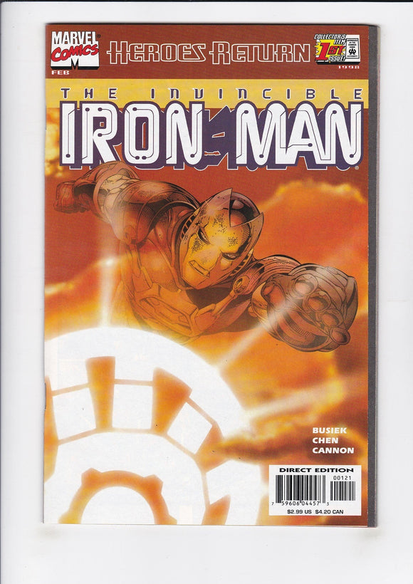 Iron Man Vol. 3  # 1  Sunburst Variant