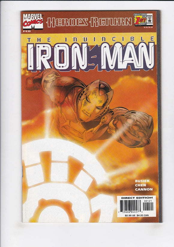 Iron Man Vol. 3  # 1  Sunburst Variant