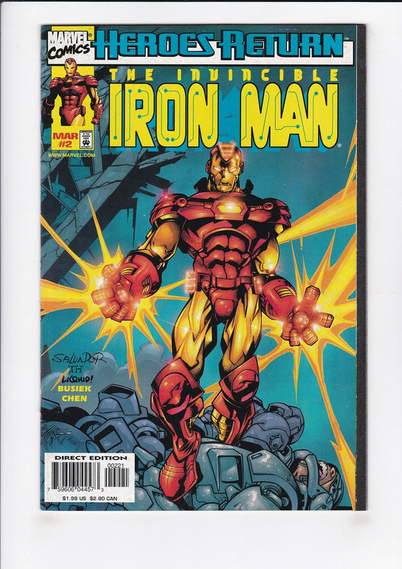 Iron Man Vol. 3  # 2  Salvador Incentive Variant
