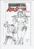 Immortal Red Sonja  # 5  Linsner Incentive Sketch Variant