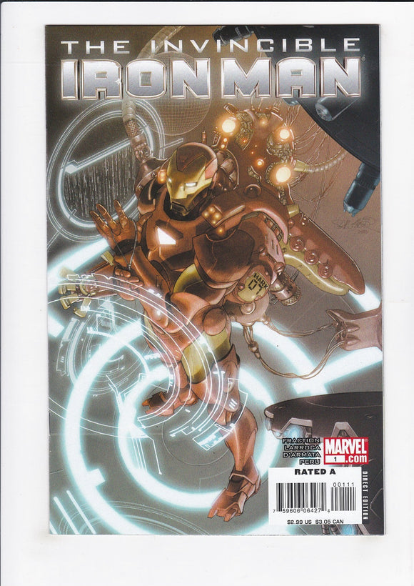 Invincible Iron Man Vol. 2  # 1  Larroca Variant