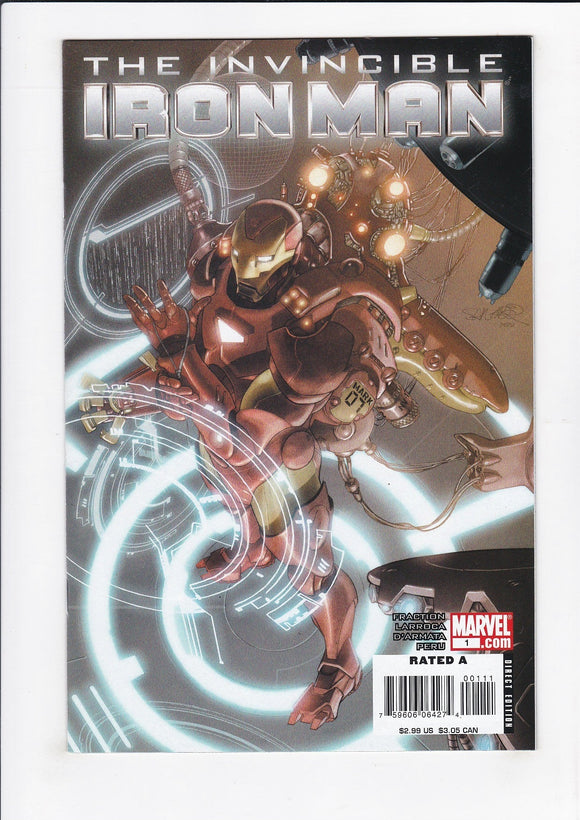 Invincible Iron Man Vol. 2  # 1  Larroca Variant