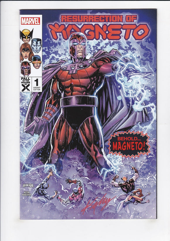 Resurrection of Magneto  # 1  Lashley Excluisve Variant  Signed