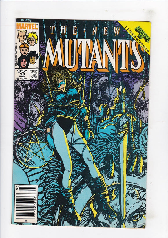 New Mutants  Vol. 1  # 36  Canadian