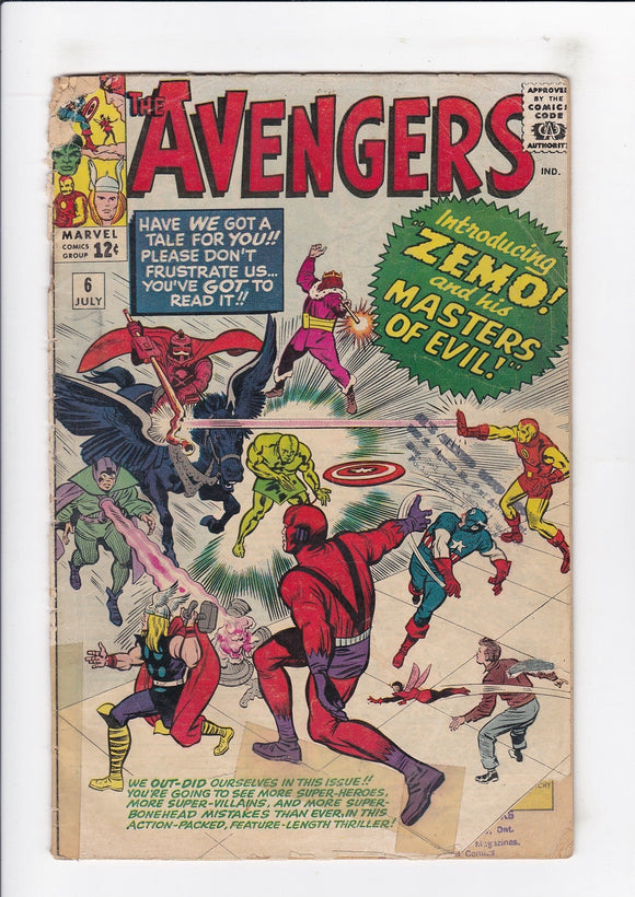 Avengers Vol. 1  # 6