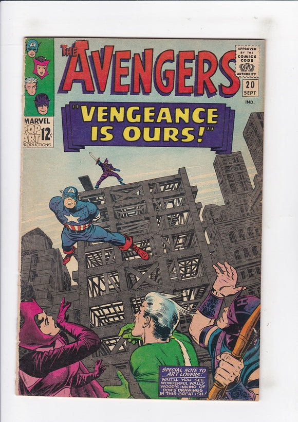 Avengers Vol. 1  # 20