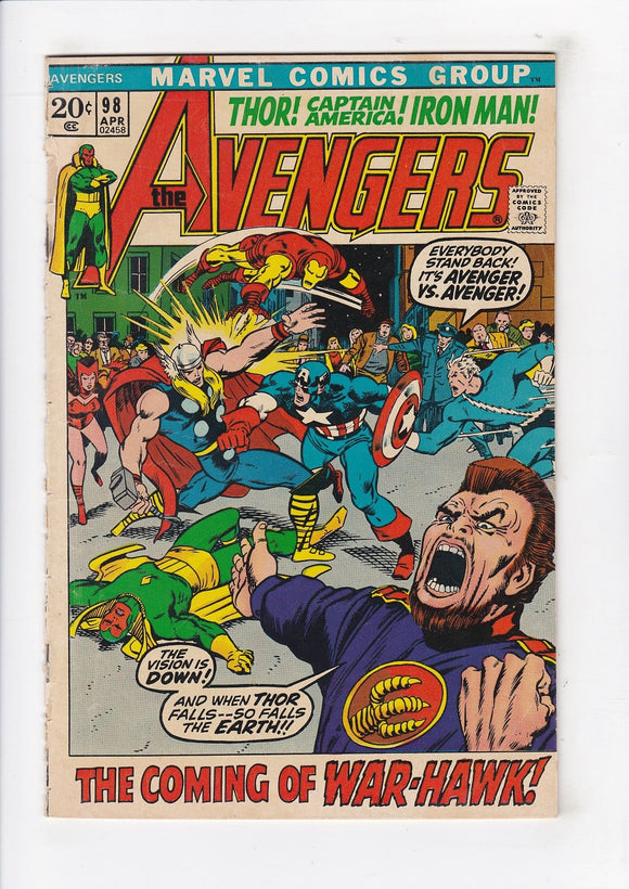 Avengers Vol. 1  # 98