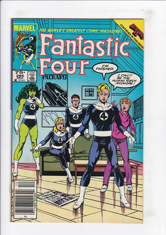 Fantastic Four Vol. 1  # 285  Canadian