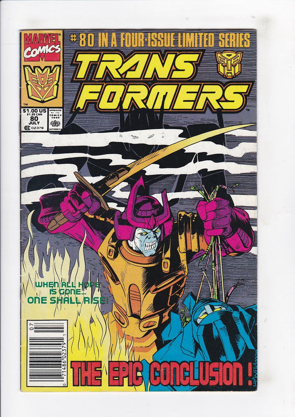 Transformers Vol. 1  # 80  Newsstand