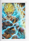 Akira Toriyama Tribute - Tyler Kirkham Battle Damaged Foil Super Saiyan Goku Variant