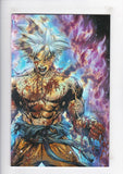 Akira Toriyama Tribute - Tyler Kirkham Battle Damaged Magna Foil Ultra Instinct Goku Variant