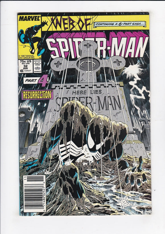Web of Spider-Man  Vol. 1  # 32  Newsstand