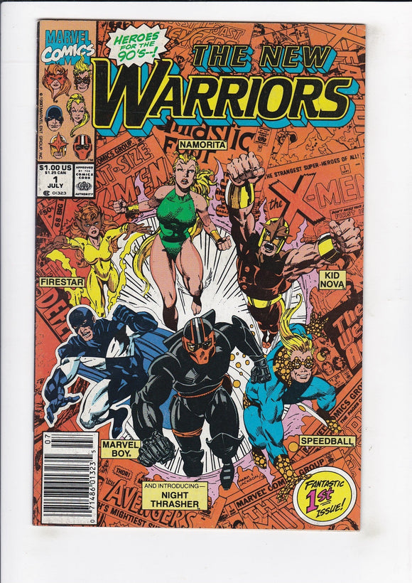 New Warriors  Vol. 1  # 1  Newsstand
