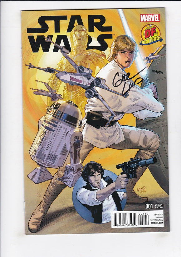 Star Wars  Vol. 3  # 1  Land Exclusive Variant Signed by Greg Land