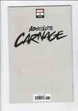 Absolute Carnage  # 1  Kirkham B&W Exclusive Variant  Signed