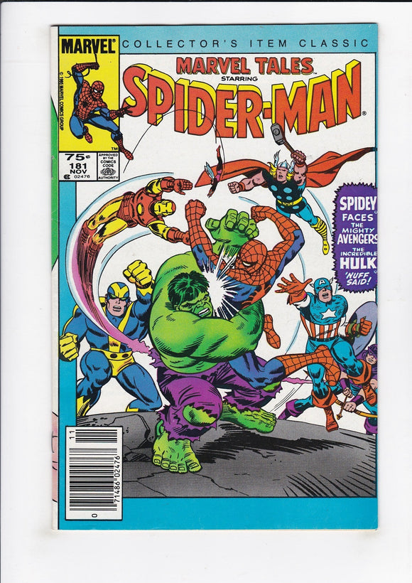 Marvel Tales  Vol. 2  # 181  Canadian