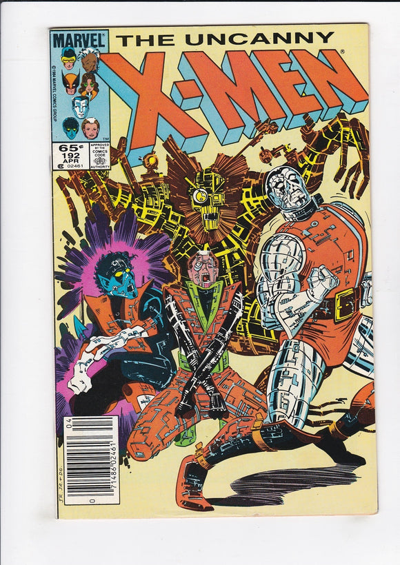 Uncanny X-Men  Vol. 1  # 192 Newsstand