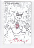 Harley Quinn & Poison Ivy  # 1  Mcteigue Exclusive Sketch Variant  - Signed and Remarked