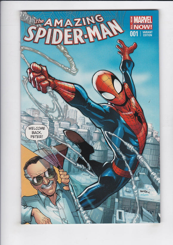 Amazing Spider-Man  Vol. 3  # 1  Ramos Stan Lee Excluisve Variant