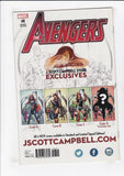 Avengers  Vol. 6  # 8  Campbell Signed Exclusive Variant